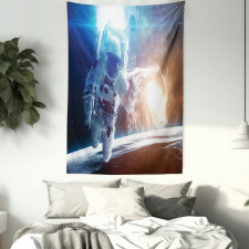 Galaxy Cosmonaut Space Tapestry