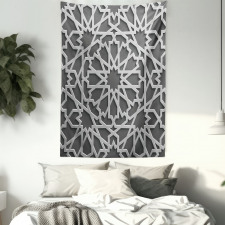 Moroccan Star Flowers Tapestry
