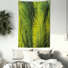 Tropical Foliage Leaf Tapestry