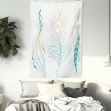 Feather Peacock Vintage Tapestry