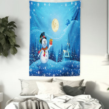 Snowman Sanra Gift Tapestry