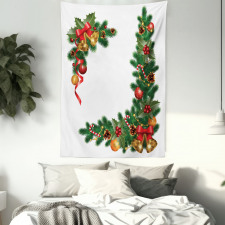Trees with Ornaments Tapestry