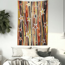 Charming Stars Art Tapestry