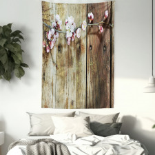 Blooming Spring Flowers Tapestry