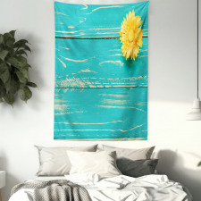 Wooden Spring Floral Tapestry