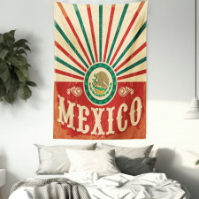 Vintage Poster Effect Tapestry