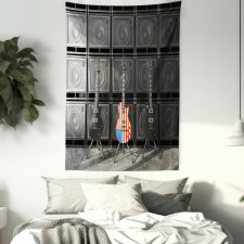 Digital Rock Guitar Tapestry