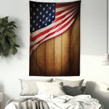 Retro Wooden Country Tapestry