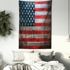 US Flag Plate Tapestry