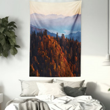 Sunrise Mountains Tapestry