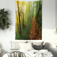 Forest Path View Tapestry