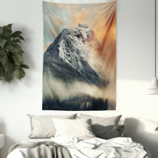 Snowy Peak Mountain Tapestry