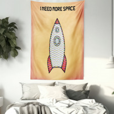 Futuristic Words Tapestry