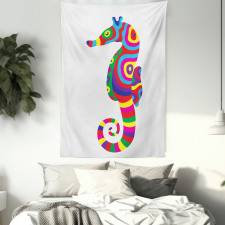 Funny Colorful Fauna Tapestry