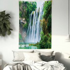 Green Botanic Nature Tapestry