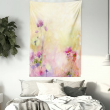 Vintage Magnolia Blooms Tapestry