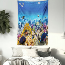 Ocean Corals Goldfish Tapestry