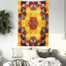 Geometric Fractal Art Tapestry