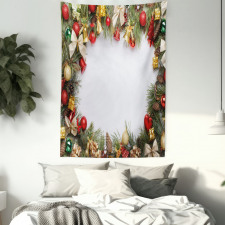 Garland Frame Noel Art Tapestry