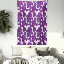 Allium Flower Petals Tapestry