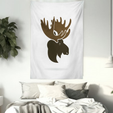Canadian Deer Head Tapestry