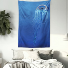 Blue Ocean Animal Tapestry