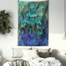 Dreamy Mushroom Tapestry