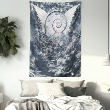 Surreal Cloud Paint Tapestry