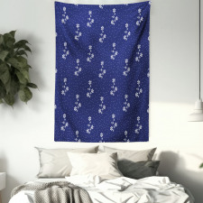 Floral Pattern and Dot Tapestry