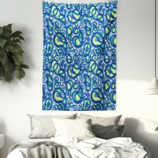 Raindrops Inspired Artwork Tapestry