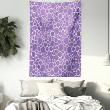 Abstract Fractal Circles Tapestry