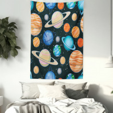 Galaxy Space Art Solar Tapestry