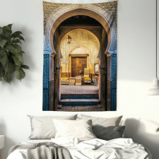 Old Moroccan Motif Tapestry