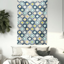 Morrocan Style Dots Art Tapestry