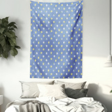 Small Spring Daisies Tapestry