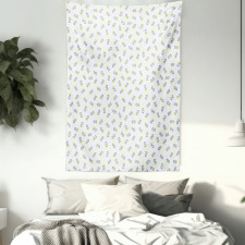 Green Leaves Vintage Tapestry