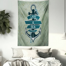 Diamond Pattern Nautical Tapestry