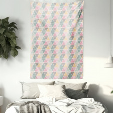 Triangle Zig Zag Crackles Tapestry