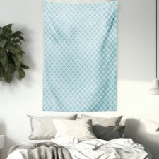 Squares Lines Geometric Tapestry