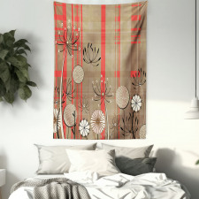 Vintage Style Botany Artsy Tapestry