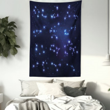 Galaxy and Signs Tapestry