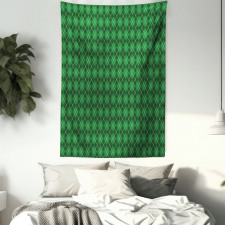 Vintage Argyle Tartan Tapestry