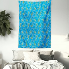 Sea Stars Dots Tapestry