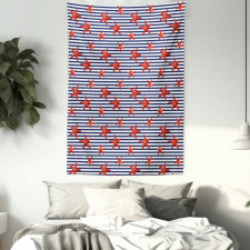 Maritime Themed Pattern Tapestry