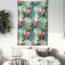 Nature Crepe Ginger Flower Tapestry