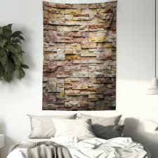 Urban Brick Slate Wall Tapestry