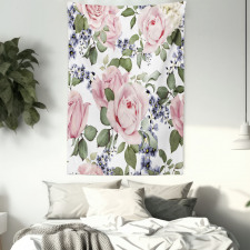 Flourishing Pink Flora Tapestry