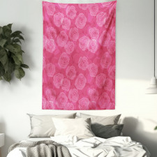 Shades of Pink Romantic Tapestry