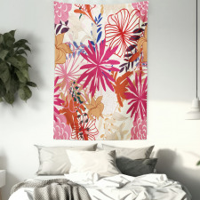 Vivid Floral Arrangement Tapestry