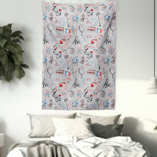 France City of Love Tapestry